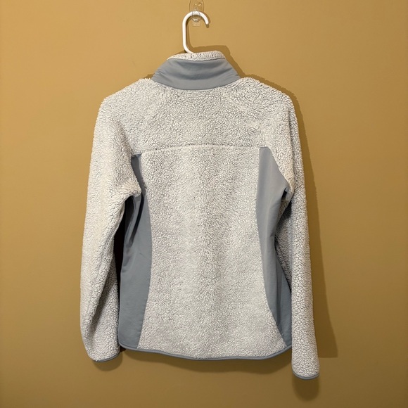 Columbia Womens Arctic Crest Sherpa Full Zip Jacket Medium Gray gorpcore outdoor - Picture 3 of 7